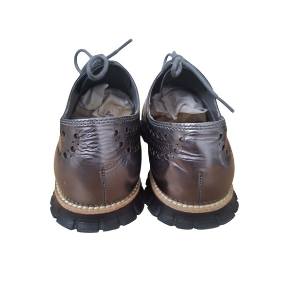 Cole Haan ZERØGRAND Metallic Wingtip Shoes Mens Size 9M Buisness Casual Preppy main image 7